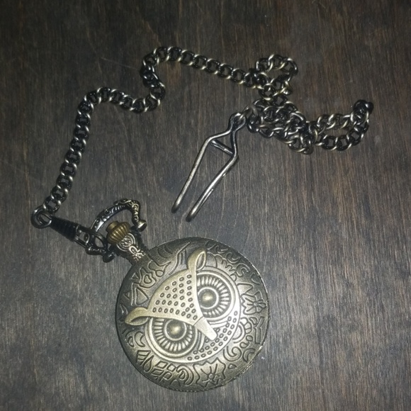 Accessories - Bronze Owl Pocket Watch
